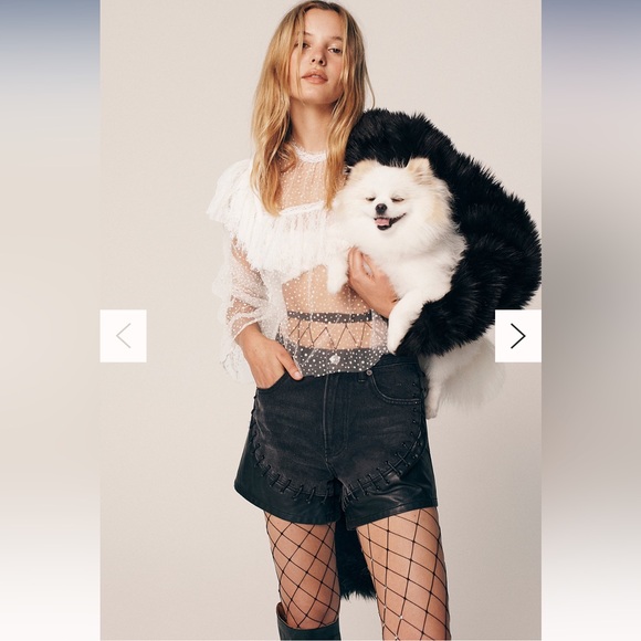 NWT‎ Free People Starstruck Fishnet Starnet Stockings OneSize - Picture 9 of 12